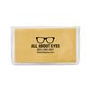 IMPRINTED Gold Premium Microfiber Cloth-In-Case (100 per box / Minimum order - 5 boxes) 